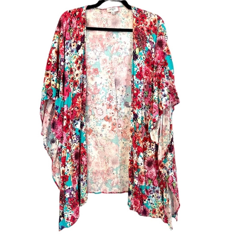 Umgee Multicolor Floral Kimono